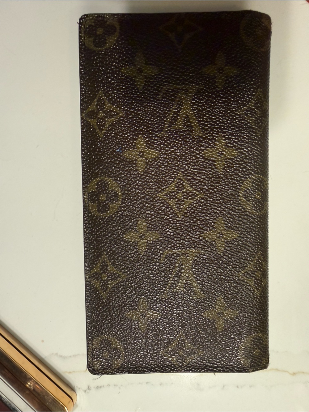 Louis Vuitton Monogram Money Clip - Brown and Gold